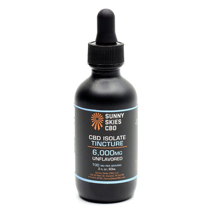 Sunny Skies CBD Isolate Tincture, Unflavored